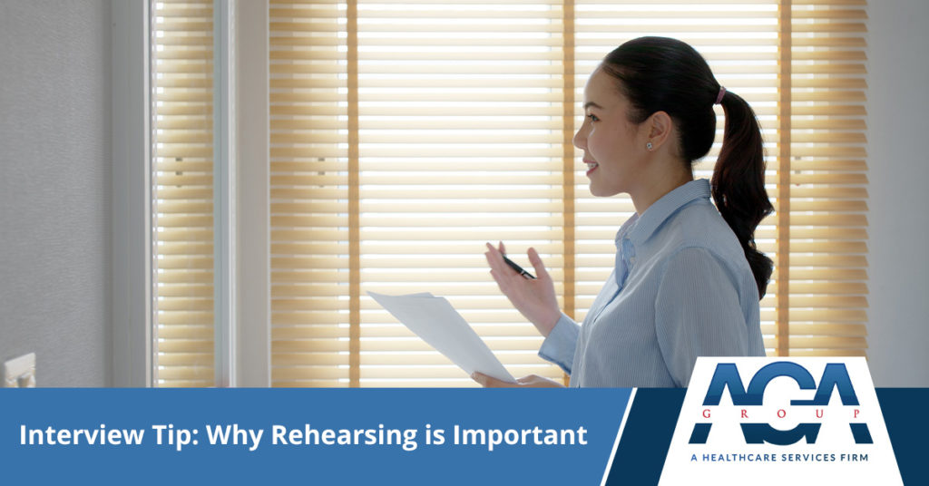 Job Interview Tip: The Importance of Rehearsing  | The AGA Group