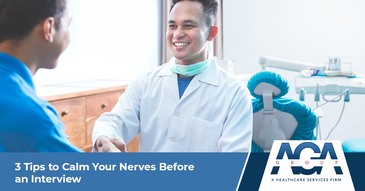 Three Tips to Calm Your Nerves Before an Interview
